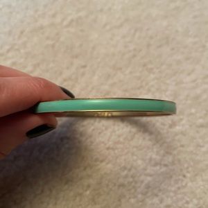 JCrew Aqua Thin Enamel Bangle